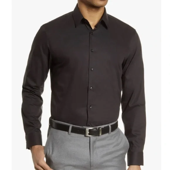 Nordstrom | Shirts | Nordstrom Extra Trim Fit Noniron Solid Stretch Dress  Shirt | Poshmark
